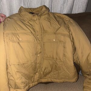 Zara Women’s Light Brown Shirt Jacket